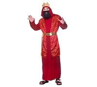 Wicked Costumes Adult Mens Wise Man Fancy Dress Costume - Red (One Size)