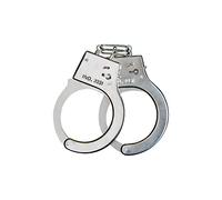 Wicked Costumes Adult Metal Police Handcuffs with Keys - Fancy Dress Accessory