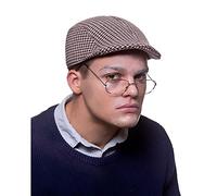 Wicked Costumes Adult Old Man Faux Tweed Cap Fancy Dress Accessory