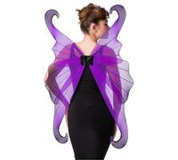 Wicked Costumes Adult Purple Dark Fairy Wings Fancy Dress Accessory