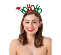 Wicked Costumes Adult Red & Green Ho Ho Ho Hairband