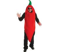 Chili Pepper Mens Fancy dress Comedy Costume Medium