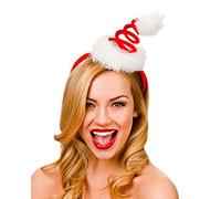 Wicked Costumes Adult Spiral Santa Hat Christmas Hat on headband