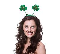 Wicked Costumes Adult St Patricks Day Shamrock Boppers on Headband