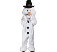 Wicked Costumes Adult Super Deluxe Snowman Fancy Dress Mascot - One Size
