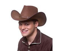 Wicked Costumes Adult Texan Cowboy Hat Dark Brown Fancy Dress Party Accessory