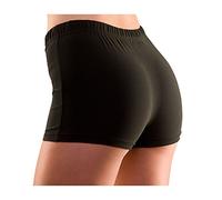 Wicked Costumes Adult Unisex 80's Hot Pants (Black) - M/L (UK 12-16)