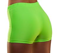 Wicked Costumes Adult Unisex 80's Hot Pants (Neon Green) - XS/S (UK 6-10)