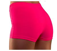 Wicked Costumes Adult Unisex 80's Hot Pants (Neon Pink) - M/L (UK 12-16)