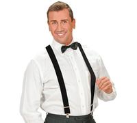 Wicked Costumes Adult Unisex Adjustable Black Braces Fancy Dress Accessory