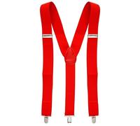 Wicked Costumes Adult Unisex Adjustable Red Braces Fancy Dress Accessory