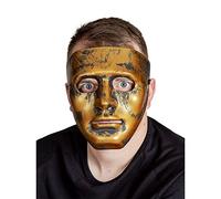 Wicked Costumes Adult Unisex Antique Gold Robot Mask Fancy Dress Accessory