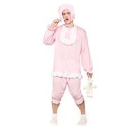 Wicked Costumes Adult Unisex Cute Baby Girl Fancy Dress (Men: One Size) Pink