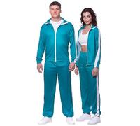 Wicked Costumes Adult Unisex Fancy Dress Tracksuit - Teal