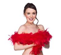 Wicked Costumes Adult Unisex Feather Boa Fancy Dress Accessory - Red