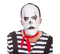 Wicked Costumes Adult Unisex Freaky Mime Artist Latex Mask Fancy Dress Accessory