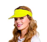 Wicked Costumes Adult Unisex Pub Golf Visor Hat Fancy Dress Accessory (Neon Yellow)