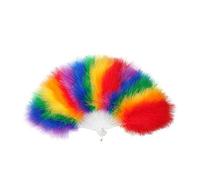 Wicked Costumes Adult Unisex Rainbow Fan Fancy Dress Accessory