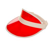 Wicked Costumes Adult Unisex Red Pub Golf Visor Fancy Dress Hat Accessory