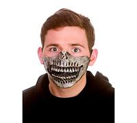 Wicked Costumes Adult Unisex Skeleton Latex Half-Mask Fancy Dress Accessory
