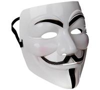 Wicked Costumes Adult White Anonymous Mask