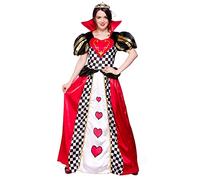 Wicked Costumes Adult Womens Queen of Hearts Fancy Dress Costume - Medium (UK 14-16)