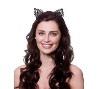 Wicked Costumes Black Lace Cat Ears Fancy Dress Accessory