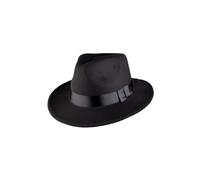 Wicked Costumes Black Swifty Fedora Fancy Dress Accessory Hat