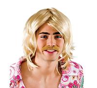 Wicked Costumes Adult Gameshow Guy Fancy Dress Wig & Tash