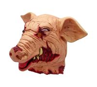 Wicked Costumes Bloody Slaughtered Pig Halloween Latex Mask Fancy Dress Accessory