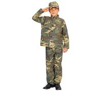 Wicked Costumes Boys Action Commando Fancy Dress Costume - Medium (5-7 Years)