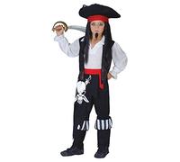 Wicked Costumes Boys Captain Blackheart Pirate Fancy Dress Costume - X-Large (11-13 Years)