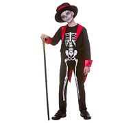 Boys Mr Skelebones Halloween Fancy Dress Costume (11-13 Years)