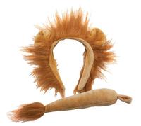 Wicked Costumes Childrens Animal Lion Ears Headband & Tail Set Fancy Dress Accessory