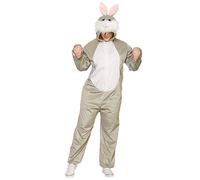 Deluxe Adult Animal Bunny Rabbit Costume Onesie - One Size