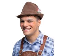 Wicked Costumes Deluxe Brown Bavarian Hat Fancy Dress Accessory