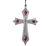 WIcked Costumes Deluxe Gothic Cross Pendant Halloween Horror Fancy Dress Accessory