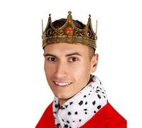 Wicked Costumes Deluxe King/Queen's Royal Crown Fancy Dress Accessory