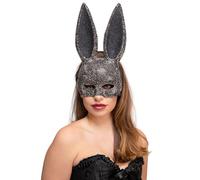 Wicked Costumes Deluxe Rhinestone Bunny Rabbit Mask Fancy Dress Accessory