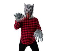 Wicked Costumes Deluxe Werewolf Latex Mask and Hands Set