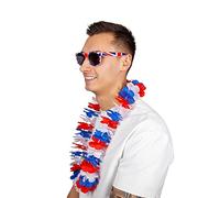 Wicked Costumes G.B Red,White & Blue Hawaiian Leii Garland Accessories