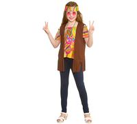 Wicked Costumes Girls Cool Hippie Fancy Dress Costume - Medium (5-7 Years)