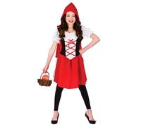 Wicked Costumes Girls Red Riding Hood Book Day Fancy Dress Costume - Medium (5-7 Years)