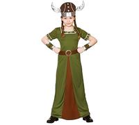 Wicked Costumes Girls Viking Princess Fancy Dress Costume - Large (8-10 Years)