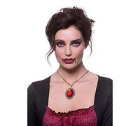 Wicked Costumes Gothic Ruby Vampiress Necklace Fancy Dress Accessory