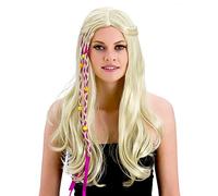 Wicked Costumes Groovy Hippie Blonde Fancy Dress Wig