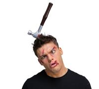 Wicked Costumes Hammer In The Head Fancy Dress Prop Accessory