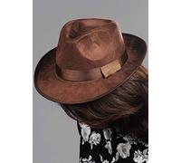 Wicked Costumes Indiana Jones Style Brown Fedora Hat