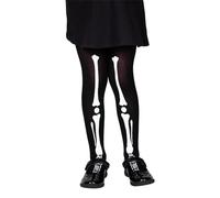 Wicked Costumes Kids Black Skeleton Bones Tights - Small (4-6 Years)