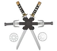 Wicked Costumes Kids Double Ninja Backpack Weapon Set